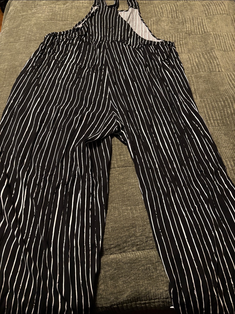 Torrid Disney Nightmare Before Christmas Pinstriped Jumpsuit Size 3 (22/24) - Picture 8 of 13